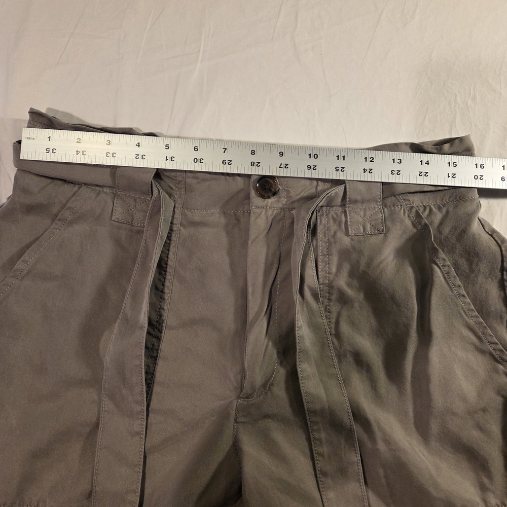 Banana Republic Paperbag Waist Cropped Tapered Leg Pants, Women's Size 12 Petite - Picture 7 of 10